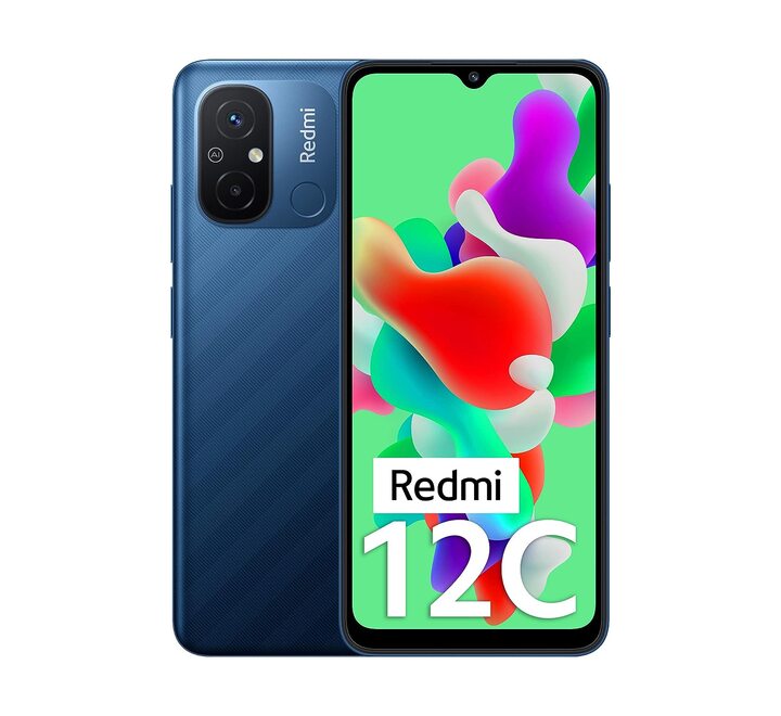 Redmi 12C (Royal Blue 4GB RAM 64GB Storage) | High Performance Mediatek Helio G85 | Big 17cm(6.71) HD+ Display with 5000mAh(typ) Battery (12C 4+64GB R/BLUE)